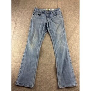 Off The Grid Mens Bootcut Jean 30x34 Light Wash Blue Denim Adventure Co Workwear